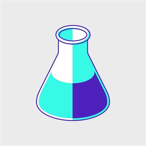 Premium Vector Chemical Flask Isometric Vector Illustration