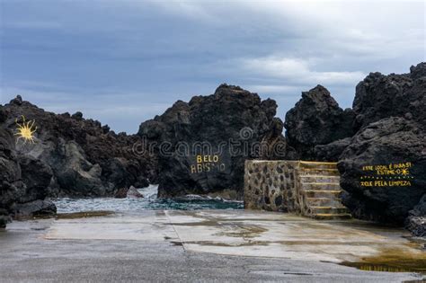 Stunning Natural Pools Of Biscoitos Azores Nestled Amidst Black