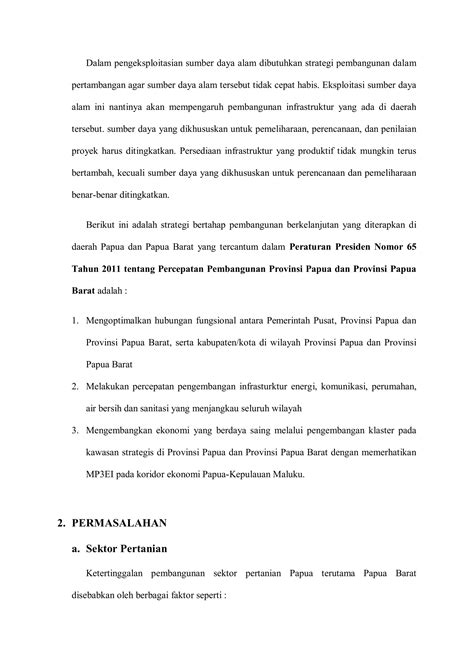 MASTERPLAN PERCEPATAN DAN PERLUASAN PEMBANGUNAN INDONESIA KORIDOR