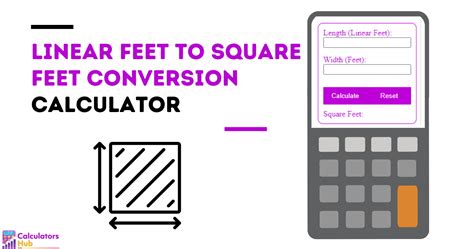 Calculateur De Conversion De Pieds Lin Aires En Pieds Carr S En Ligne