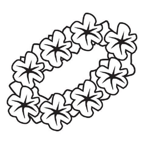 Hawaii State Flower Coloring Page