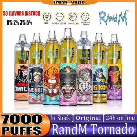 Original Randm Tornado Puffs Fumot Puff K Disposable E Cigarettes