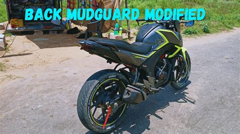 Mudguard Remove Rear Mudguard Modified Honda Hornet 160r Bike YouTube