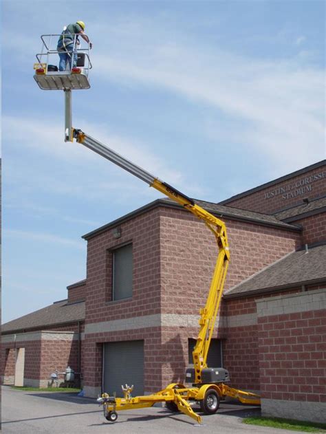 Towable Boom Lift Rental Sunbelt 35 Articulating Towable Man Lift