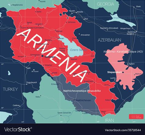 Map Of Armenia And Surrounding Countries Free