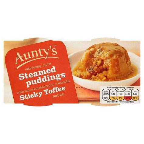 Auntys Sticky Toffee Pudding G Walmart