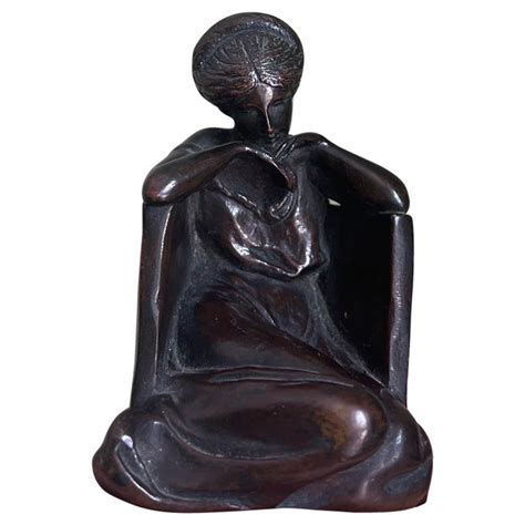 Bronze Sitting Woman For Sale At Stdibs