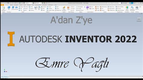 Autodesk Inventor 2022 Ders 4 Fillet Mirror Trim ve Önceki Komutlar