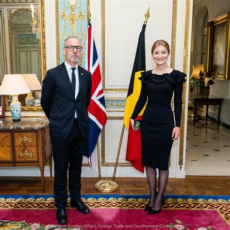 Princess Elisabeth Meets British Ambassador To Belgium