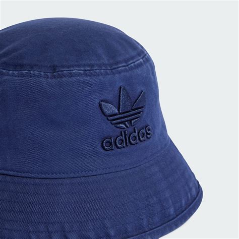 Adidas Adicolor Classic Stonewashed Bucket Hat Blue Adidas UAE