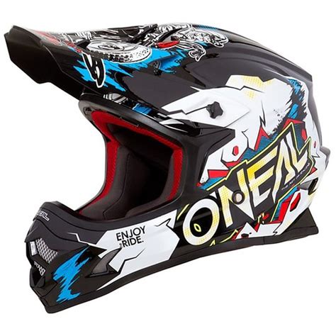 Cross Enduro O Neal Series Villain Blanc Casque De Moto Vente En