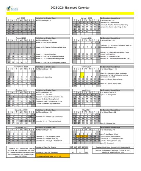 Reed 2023 24 Balanced Calendars