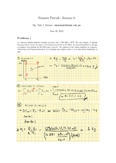 Parcial Termodinamica Por Interpolacion Obtenemos T K T K U