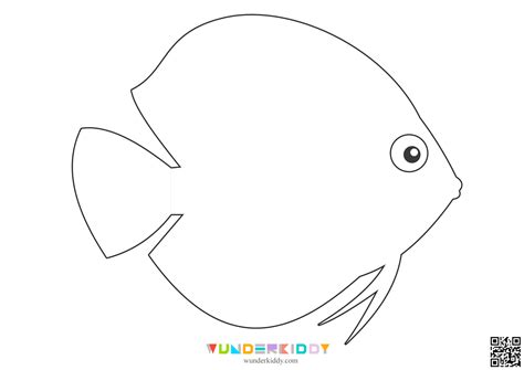 Free Printable Fish Outline Template Pages For Paper Crafts