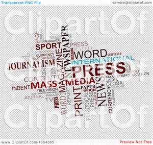 Clipart Media Word Collage - Royalty Free Vector Illustration by Vector ...