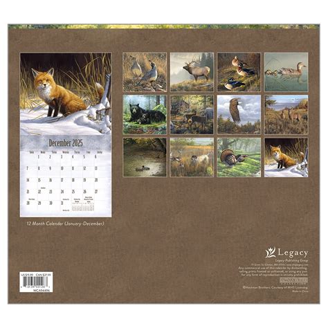 Wildlife Kalender Kopen Art Work Van The Hautman Brothers