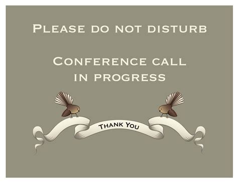 Free Printable Do Not Disturb Sign Templates PDF Word