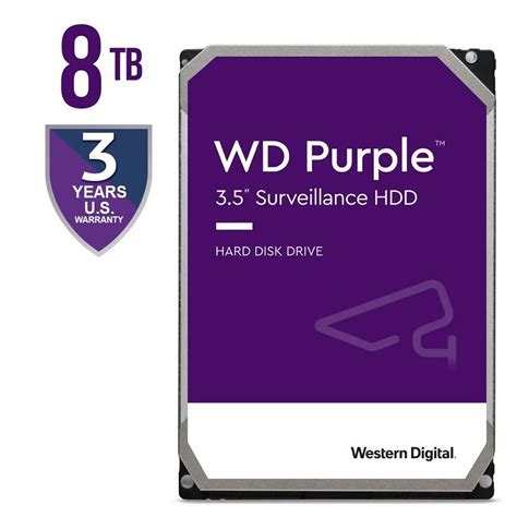 Western Digital 8tb Hdd Wd Purple Surveillance Hard Drive At Rs 17500