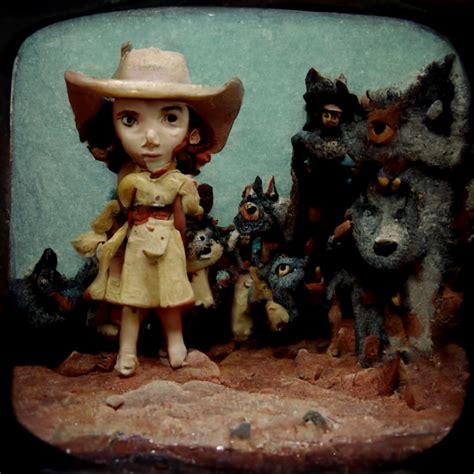 Bikini Cowboy Girl Claymation TV Show EMToast