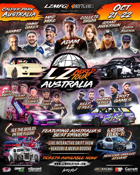 LZ World Tour Australia Drift News