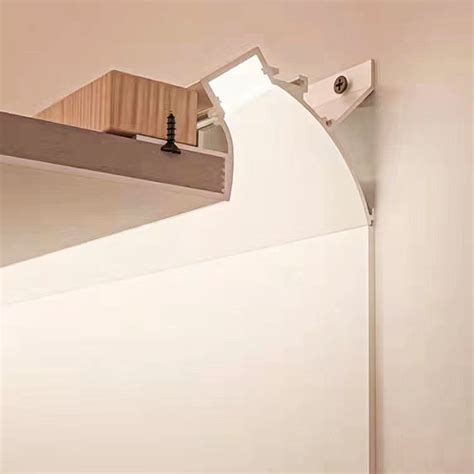 Diffuser Profile Architecture LED Aluminum Channel Corner Recessed