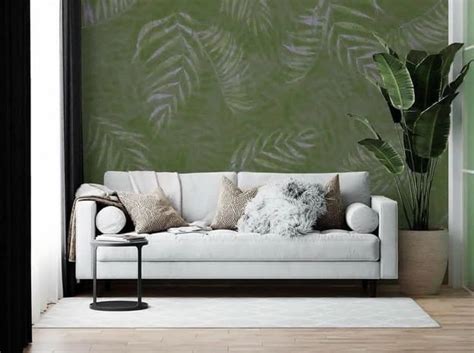 Green Wallpaper Designs Creating Beautiful Walls in Modern Interiors