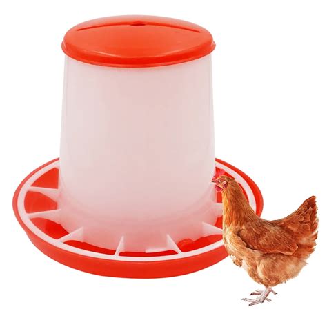 Poultry Farming Equipment 3kg Automatic Chicken Feeder And Drinker Plastic Chicken Feeding