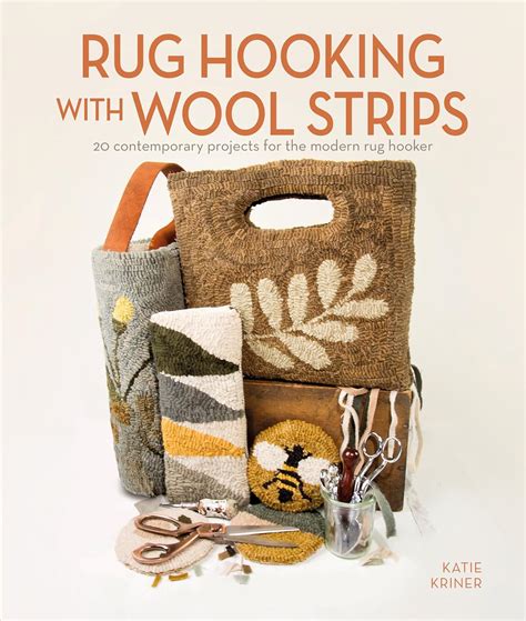 Amazon Rug Hooking With Wool Strips 20 Contemporary Projects For The