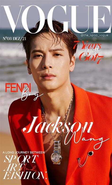 Jackson from Got7 Maganize Vogue Cover Capa vogue Kpop revista Jackson ...