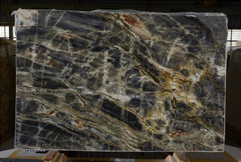 Blue Tempest Quartzite Slabs from Brazil - StoneContact.com