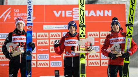 Kamil Stoch na trzecim stopniu podium w konkursie PŚ w Klingenthal