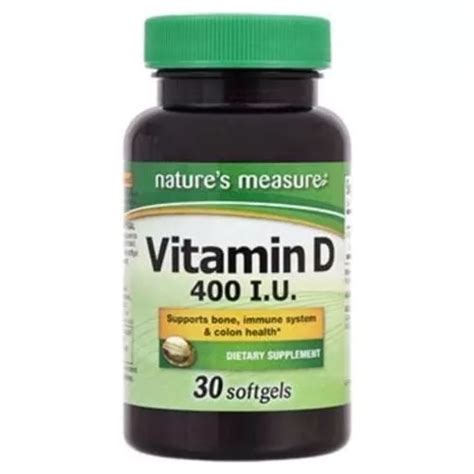 Vitamina D 400 Ui Natures Measure 30cps MercadoLivre