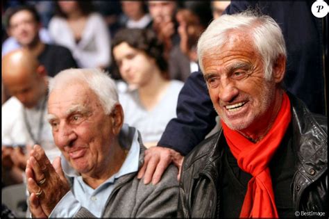 Charles Gérard et Jean Paul Belmondo à Paris en 2010 Purepeople