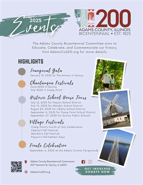 Our Events | Adams County Bicentennial