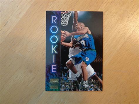 Topps Stadium Club Stephon Marbury R Rookie Timberwolves