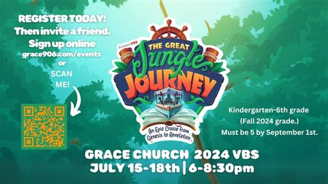 Vbs 2024 The Great Jungle Journey 528 28th St Gladstone Mi United