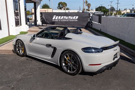 Used 2021 Porsche 718 Boxster Spyder For Sale Sold ILusso Stock 240270