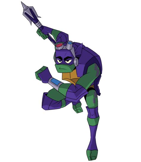 Rise Of The Tmnt Stock Art Redraw 2 Donatello By Rinkunokoisuru On