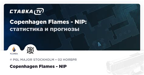 Copenhagen Flames NIP прогнозы 2 ноября 2021 СТАВКА TV