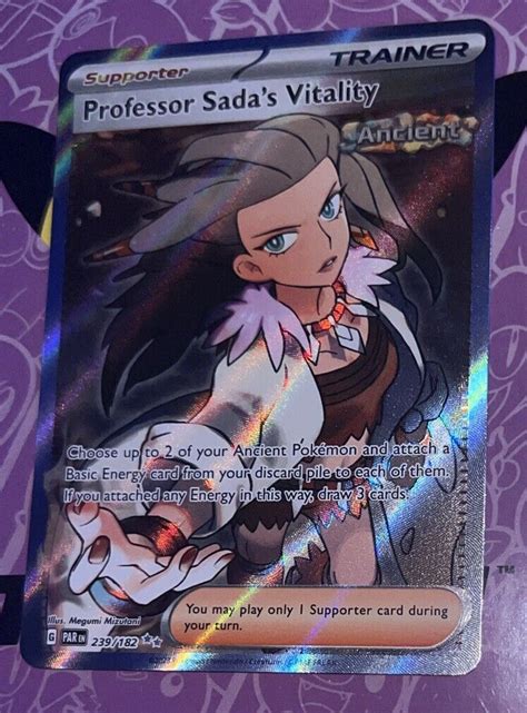 Pokémon TCG Professor Sadas Vitality Paradox Rift 239 182 Holo Ultra