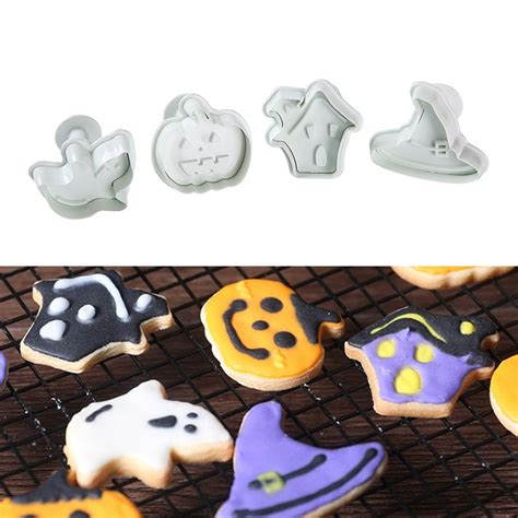 Moldes De Pl Stico Para Decoraci N De Halloween Cortador De Galletas