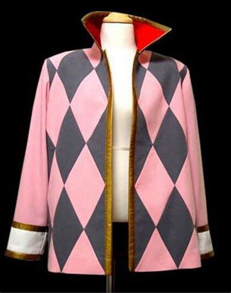 Japan Anime Howl's Moving Castle Hauru Cosplay Costume Pink Jacket Overcoat | eBay