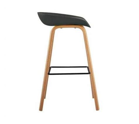 Zimbali Kitchen And Barstool With Oak Legs Black Sastro