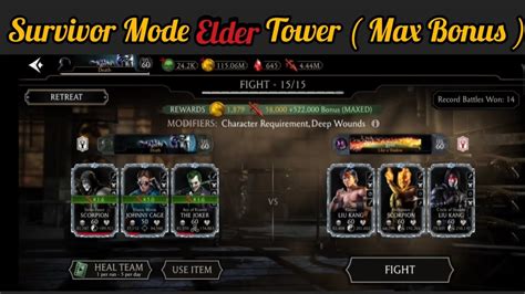 Mkmobile Faction War Survivor Mode Elder Tower Battles Maxbonus