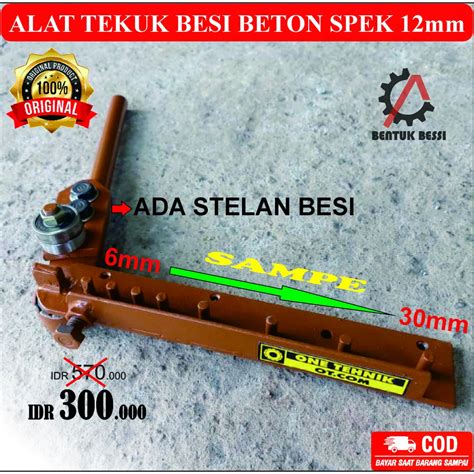 Jual Terlaris Alat Tekuk Besi Beton Stelan Spek Mm Tekuk Begel