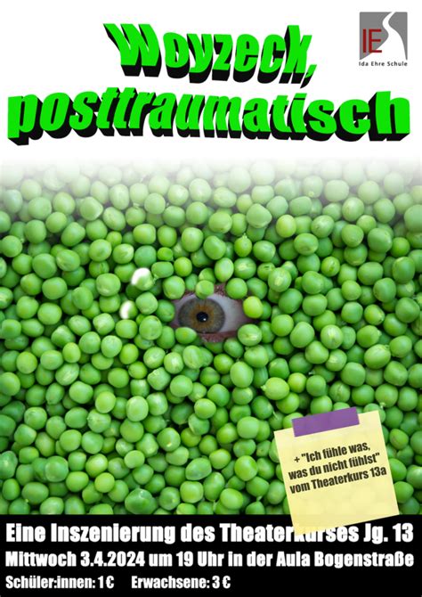 Woyzeck Posttraumatisch Theaterabend 03 04 24 19h Ida Ehre Schule