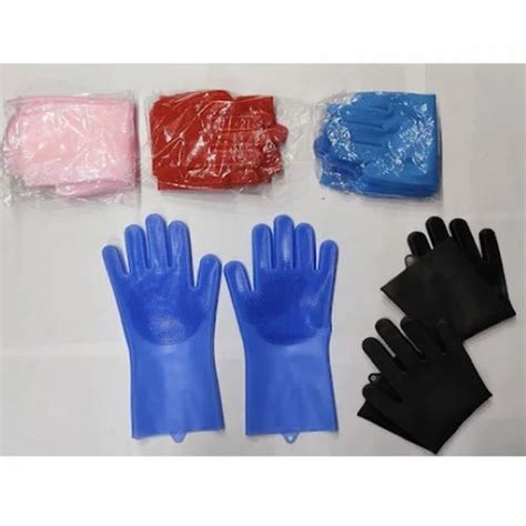 Unisex Silicone Dishwashing Hand Gloves Size Medium At Rs 99 Pair In New Delhi