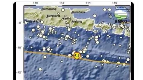 Gempa M5 1 Di Jember Jatim Tak Berpotensi Tsunami