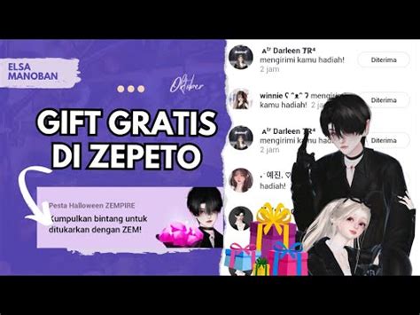 Cara Mendapatkan Gift Gratis Di Zepeto Free Item Zem Coin Tips