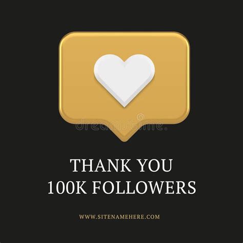 Thank You 100k Follower Golden Like Quick Tips Appreciation Social